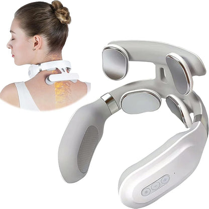 Pro 4-Head Heating Massager